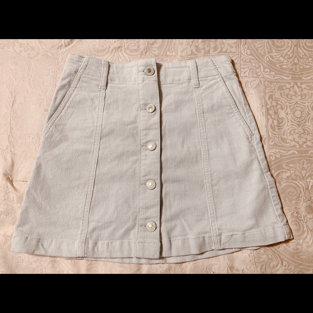 Forever 21 light blue corduroy skirt